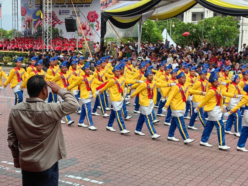 Perak SADC Johan Kontinjen Kawad Sempena Sambutan Hari Kebangsaan 2024 Peringkat Negeri Perak
