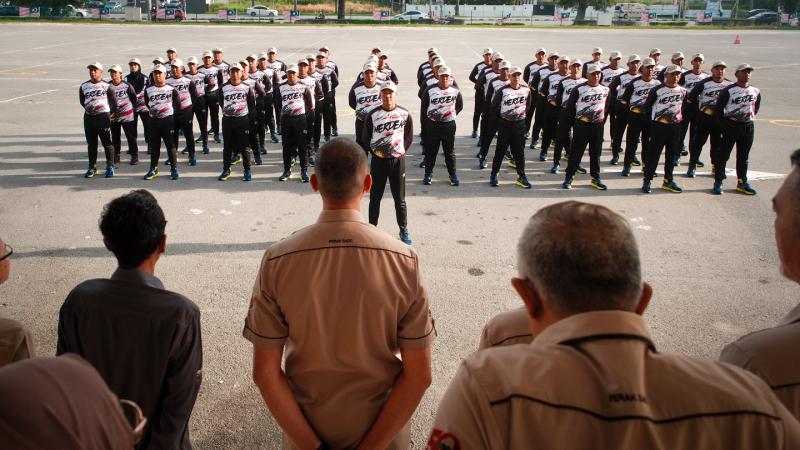 PENGURUSAN PERAK SADC TIUP KATA-KATA SEMANGAT KONTINJEN KAWAD PERAK SADC
