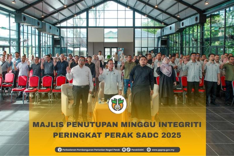 MAJLIS PENUTUPAN MINGGU INTEGRITI PERINGKAT PERAK SADC 2025